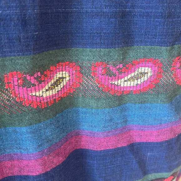 Little Angels by Angelique Sz M Kids Cotton Paisley Colorful Stripe Long Sleeve - Picture 7 of 7